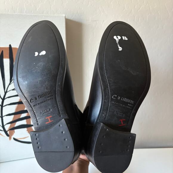 La Canadienne Black Leather Pull On Chelsea Ankle Boots Women’s Size 7M - Picture 8 of 10